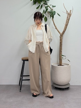 「CIAOPANIC TYPY（チャオパニックティピー）のアイテム（シューズ）」を使った、kyaaaiさん（レディース・156cm）の春コーディネート