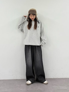 「DOD（ディーオーディー）のアイテム（トップス）」を使った、kyaaaiさん（レディース・156cm）の秋コーディネート