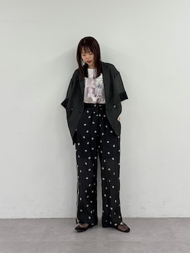 「CIAOPANIC TYPY（チャオパニックティピー）のアイテム（シューズ）」を使った、kyaaaiさん（レディース・156cm）の春コーディネート