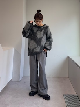 「アイテム（スラックス）」を使った、kyaaaiさん（レディース・156cm・20代）の秋コーディネート