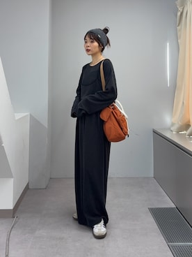 「アイテム（ヘアバンド）」を使った、kyaaaiさん（レディース・156cm）の冬コーディネート