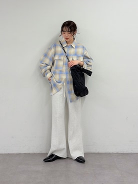 「CIAOPANIC TYPY（チャオパニックティピー）のアイテム（その他パンツ）」を使った、kyaaaiさん（レディース・156cm）の春コーディネート