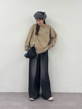 「アイテム（キーケース/キーアクセサリー）」を使った、kyaaaiさん（レディース・156cm）の秋コーディネート