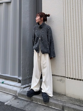 「CIAOPANIC TYPY（チャオパニックティピー）のアイテム（トップス）」を使った、kyaaaiさん（レディース・156cm）の秋コーディネート