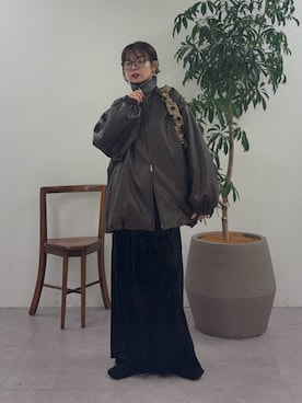 「CIAOPANIC TYPY（チャオパニックティピー）のアイテム（ジャケット/アウター）」を使った、kyaaaiさん（レディース・156cm）の秋コーディネート