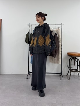 「CIAOPANIC TYPY（チャオパニックティピー）のアイテム（トートバッグ）」を使った、kyaaaiさん（レディース・156cm）の冬コーディネート