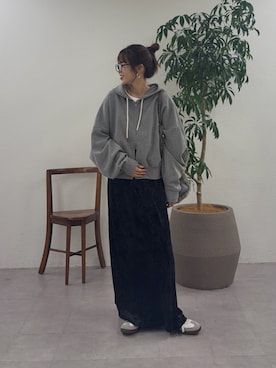 「CIAOPANIC TYPY（チャオパニックティピー）のアイテム（トップス）」を使った、kyaaaiさん（レディース・156cm）の秋コーディネート