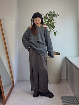 「アイテム（スウェット）」を使った、kyaaaiさん（レディース・156cm・20代）の秋コーディネート