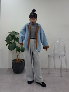 「CIAOPANIC TYPY（チャオパニックティピー）のアイテム（ニット/セーター）」を使った、kyaaaiさん（レディース・156cm）の秋コーディネート