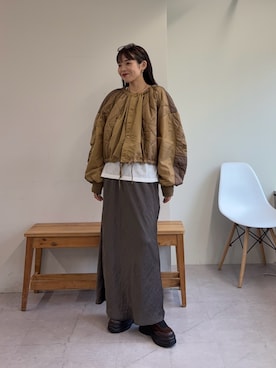 「キルティングジャケット」｜kyaaaiさん（レディース・156cm）の秋コーディネート