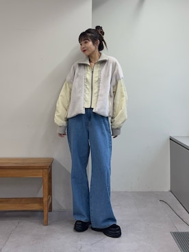 「アイテム（ブルゾン）」を使った、kyaaaiさん（レディース・156cm・20代）の夏コーディネート