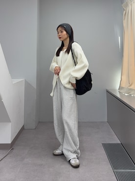 「アイテム（ヘアバンド）」を使った、kyaaaiさん（レディース・156cm）の冬コーディネート