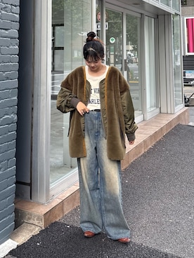 「アイテム（ブルゾン）」を使った、kyaaaiさん（レディース・156cm・20代）の夏コーディネート