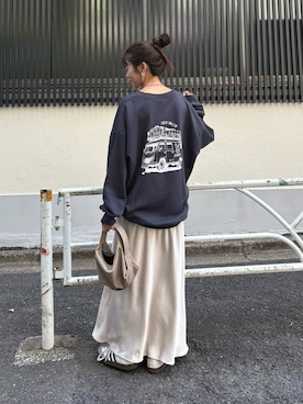 「DOD（ディーオーディー）のアイテム（トップス）」を使った、kyaaaiさん（レディース・156cm）の秋コーディネート