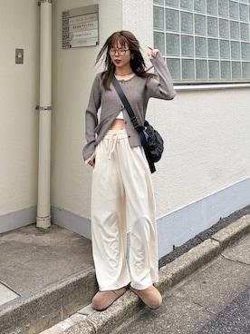 「CIAOPANIC TYPY（チャオパニックティピー）のアイテム（トップス）」を使った、kyaaaiさん（レディース・156cm）の秋コーディネート