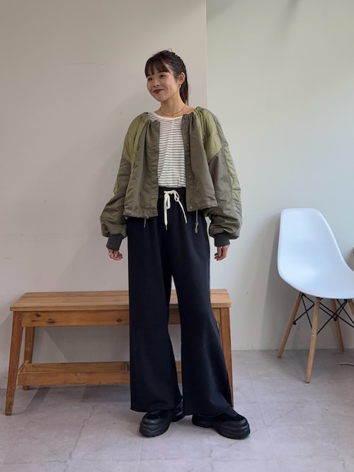 ブルゾン アウター etsintaリメイクキルティングコクーンジャケット