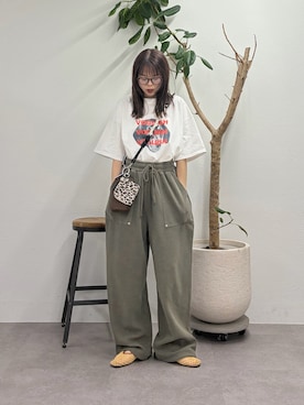 「CIAOPANIC TYPY（チャオパニックティピー）のアイテム（シューズ）」を使った、kyaaaiさん（レディース・156cm）の春コーディネート