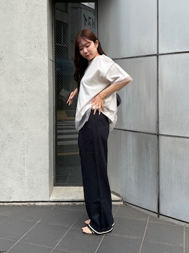 「SOYEN（ソイエン）のアイテム」を使った、Renaさん（レディース・160cm）の春コーディネート