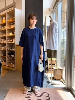 かぐれ（カグレ）の「『2サイズ展開』リネンレーヨンワイド