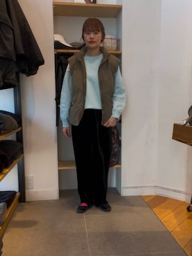 「かぐれ」｜「アイテム（ブルゾン）」を使った、あみさん（レディース・158cm）の冬コーディネート