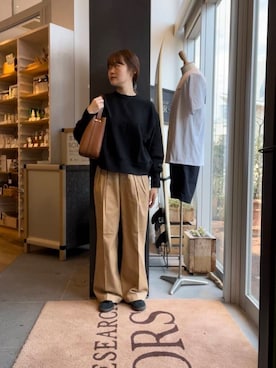 「Champion（チャンピオン）のアイテム」を使った、あみさん（レディース・158cm）の夏コーディネート