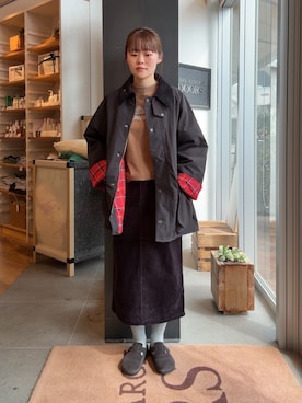 「アイテム（その他アウター）」を使った、あみさん（レディース・158cm・20代）の秋コーディネート