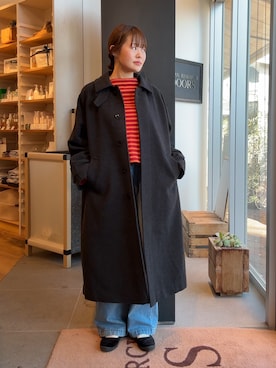 「ORCIVAL（オーシバル）のアイテム」を使った、あみさん（レディース・158cm）の冬コーディネート