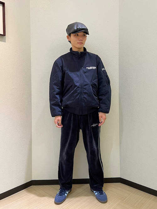 VELOUR PANTS CURSIVE LOGO / ベロア パンツ カーシヴロゴ / AVIREX / アヴィレックス