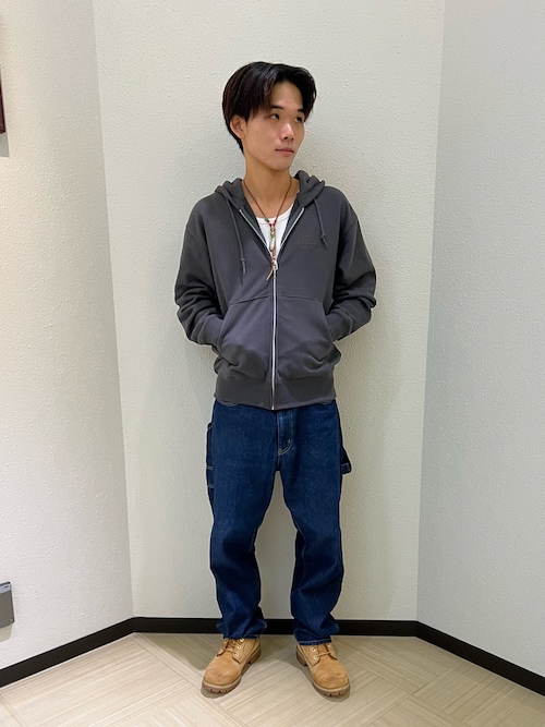 VARSITY LOGO ZIP SWEAT PARKA NYC / バーシティ ロゴ ジップ スウェット パーカー / AVIREX / アヴィレックス
