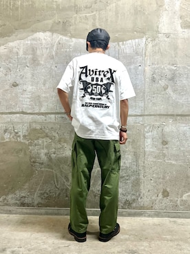 「AVIREX（アヴィレックス）のアイテム（アクセサリー）」を使った、KAKERUNさん（メンズ・174cm）の夏コーディネート