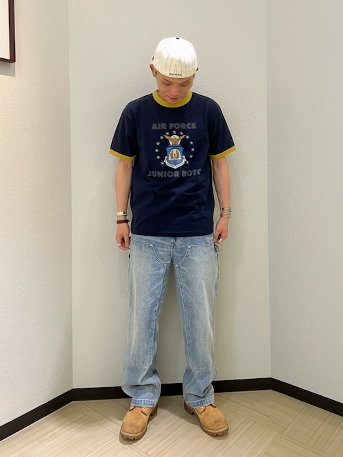 《AVIREX / UNIVERSAL OVERALL》DENIM DOUBLE KNEE PAINTER PANTS / デニム ダブルニーペインターパンツ / アヴィレックス / ユニバーサルオーバーオール
