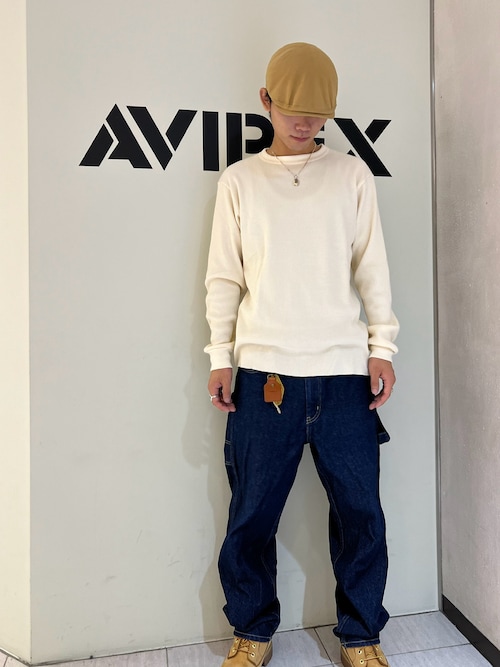LONGSLEEVE T-SHIRT WAFFLE FLYING TIGERS / 長袖Tシャツ ワッフル フライングタイガース / AVIREX / アヴィレックス