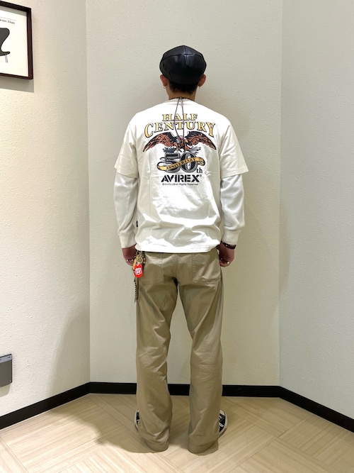 AVIREX アヴィレックス HALF-CENTURY ANNIVERSARY Tシャツ 全3色 HALF-CENTURY ANNIVERSARY T-SHIRT | AVIREX（アヴィレックス