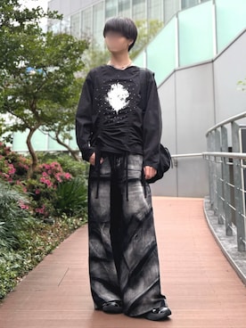 「me+em select（ミームセレクト）のアイテム」を使った、Ariya《服飾学生》 さん（メンズ・169cm）の秋コーディネート