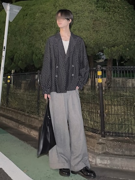「HARE（ハレ）のアイテム」を使った、Ariyaさん（メンズ・169cm）の秋コーディネート