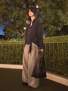 「HARE（ハレ）のアイテム」を使った、Ariyaさん（メンズ・169cm）の秋コーディネート