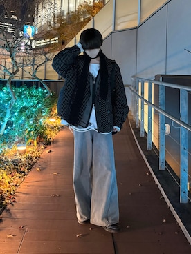 「アイテム（Tシャツ/カットソー）」を使った、Ariya さん（メンズ・169cm・10代）の冬コーディネート