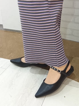 「ポインテッドトゥパンプス」｜Paradeアリオ橋本店さん（レディース・151cm）の夏コーディネート