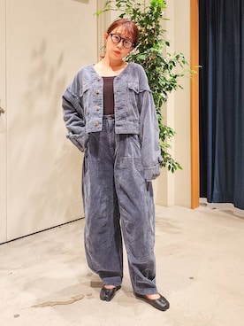 「アイテム（インナーウェア/肌着）」を使った、kanakoさん（レディース・157cm）の秋コーディネート