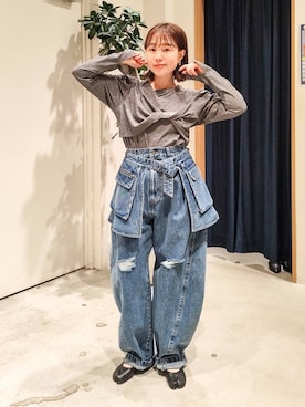 kanakoさん（レディース・157cm）の春コーディネート