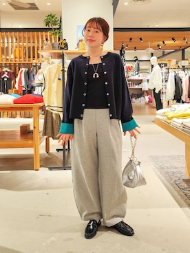 kanakoさん（レディース・157cm）の冬コーディネート