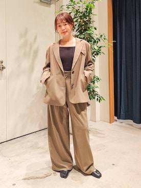 「アイテム（インナーウェア/肌着）」を使った、kanakoさん（レディース・157cm）の秋コーディネート