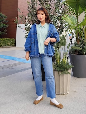 「BAYFLOW（ベイフロー）のアイテム」を使った、kanakoさん（レディース・157cm）の冬コーディネート