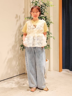 kanakoさん（レディース・157cm）の春コーディネート