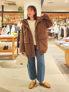 kanakoさん（レディース・157cm）の冬コーディネート