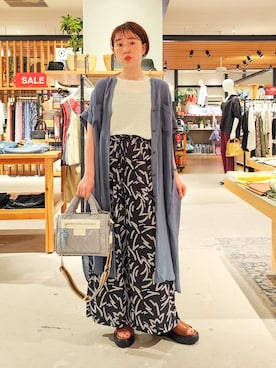 「アイテム（ワンピース）」を使った、kanakoさん（レディース・157cm・30代）の夏コーディネート