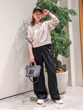 「人気アイテムをチェック！」｜「アイテム（スウェット）」を使った、kanakoさん（レディース・157cm）の冬コーディネート