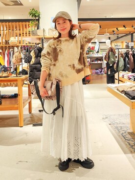 「THEATRE PRODUCTS（シアタープロダクツ）のアイテム」を使った、kanakoさん（レディース・157cm）の秋コーディネート