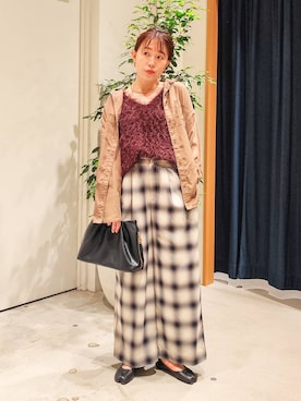 「アイテム（アンダーウェア）」を使った、kanakoさん（レディース・157cm・30代）の夏コーディネート