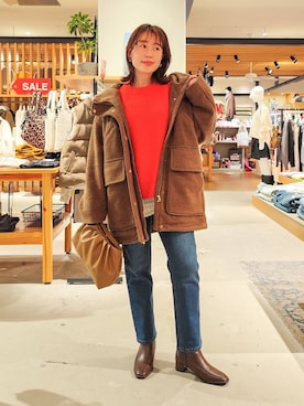 kanakoさん（レディース・157cm）の冬コーディネート